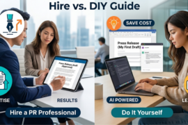 PR writing services compared for small business owners in 2026 hire vs DIY
