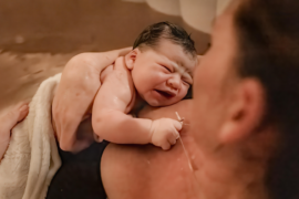 Natural birth story of a pain-free two-hour home birth at 43 after VBAC