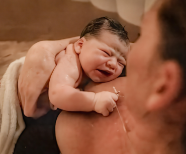 Natural birth story of a pain-free two-hour home birth at 43 after VBAC