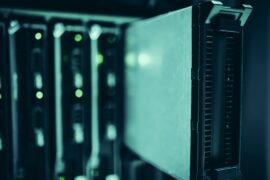 Greg Lui chip smuggling arrest: data center server racks representing the AI hardware at the center of the export control case